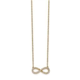 10k-polished-diamond-infinity-symbol-18-inch-necklace