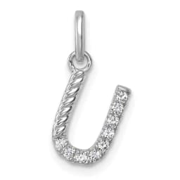 14k-white-gold-twisted-10-ct-diamond-initial-u-charm