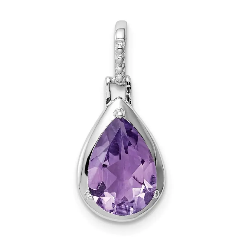 sterling-silver-rhodium-plated-amethyst-teardrop-pendant