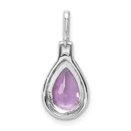 sterling-silver-rhodium-plated-amethyst-teardrop-pendant