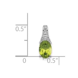 sterling-silver-rhodium-plated-diamond-and-peridot-oval-pendant