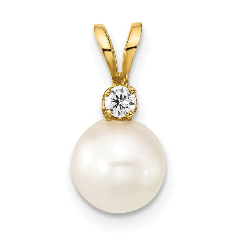 14k-7-8mm-white-round-akoya-saltwater-cultured-pearl-and-1-20-carat-diamond-pendant