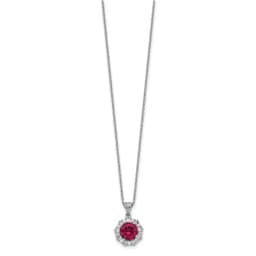 cheryl-m-sterling-silver-rhodium-plated-brilliant-cut-lab-created-ruby-and-brilliant-cut-baguette-cut-white-cz-18-inch-necklace