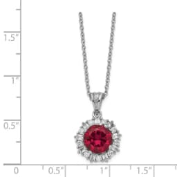 cheryl-m-sterling-silver-rhodium-plated-brilliant-cut-lab-created-ruby-and-brilliant-cut-baguette-cut-white-cz-18-inch-necklace