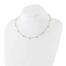 stainless-steel-polished-yellow-ip-green-crystal-w-2in-ext-necklace