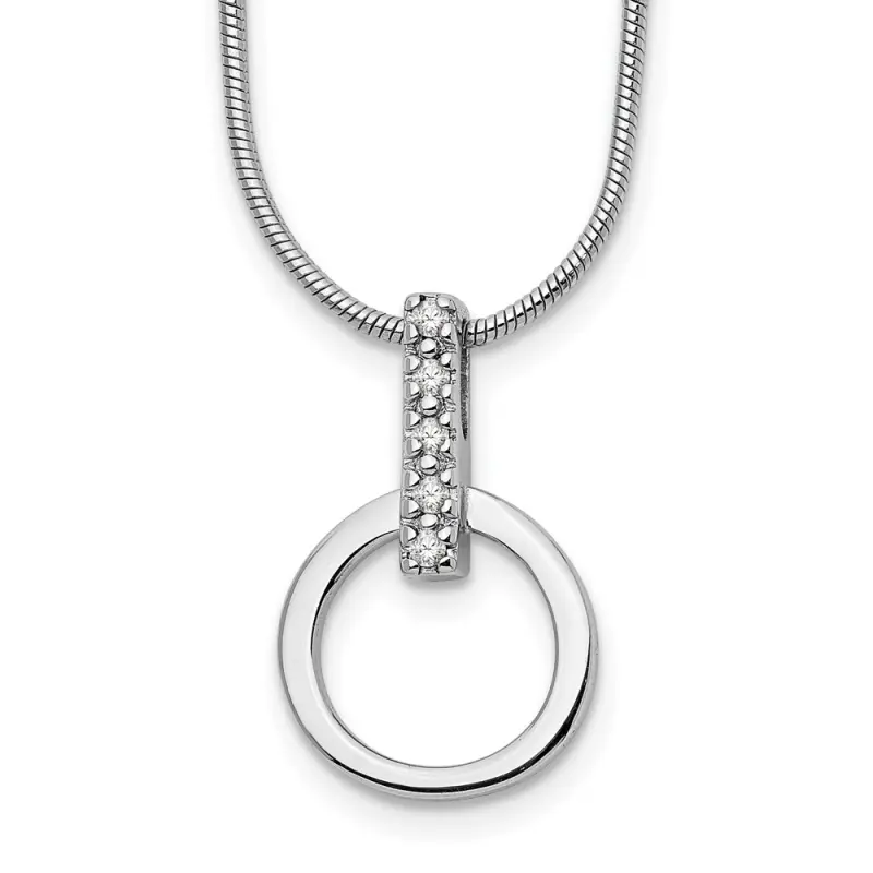 white-ice-sterling-silver-rhodium-plated-18-inch-open-circle-diamond-necklace-with-2-inch-extender