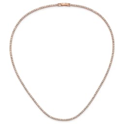 flash-rose-tone-polished-crystal-17-5in-necklace