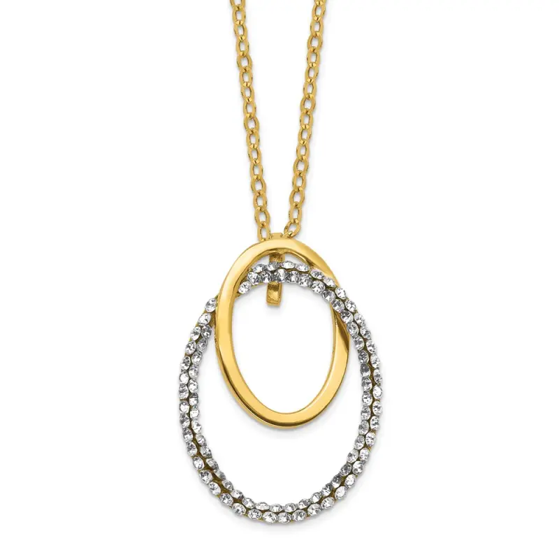 14k-polished-w-saworski-crystals-interlocked-ovals-pendant-necklace