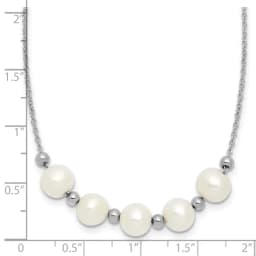sterling-silver-rhodium-plated-white-semi-round-freshwater-cultured-pearl-beaded-16-inch-with-2-inch-extension-necklace