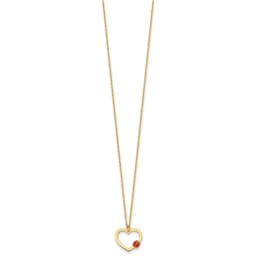 14k-polished-heart-with-enamel-ladybug-w-75in-ext-children-s-necklace