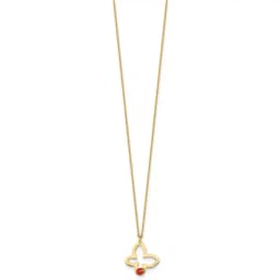 14k-polished-butterfly-with-enamel-ladybug-w-75in-ext-children-s-necklace