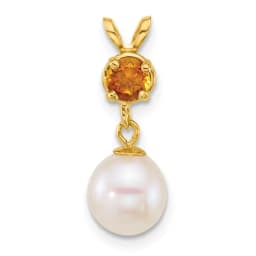 14k-7-8mm-white-round-freshwater-cultured-pearl-and-23ci-citrine-pendant