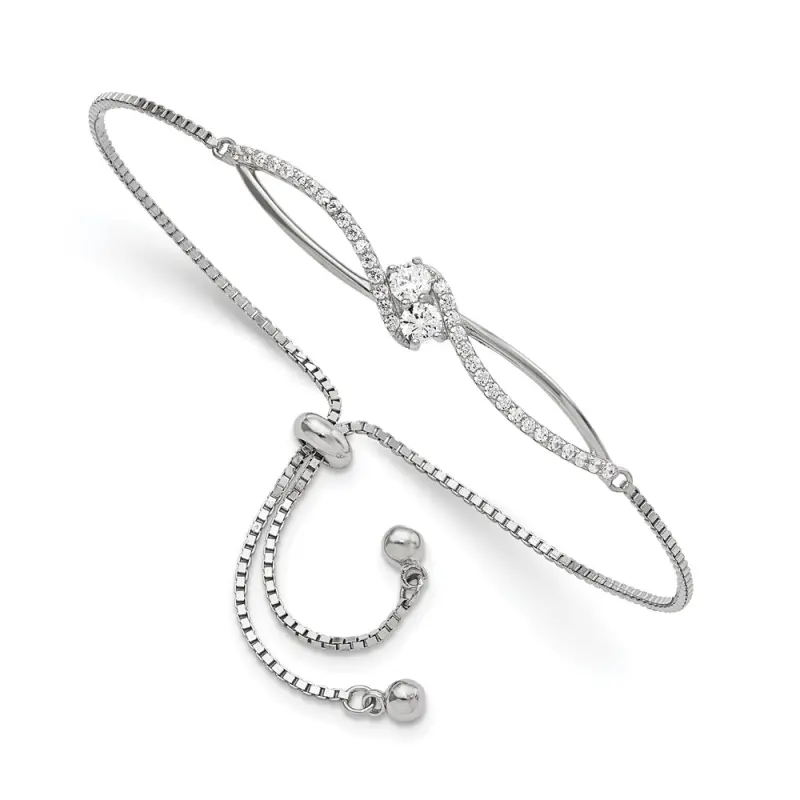 sterling-silver-polished-rhodium-plated-cz-adjustable-bracelet