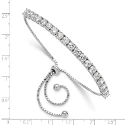 sterling-silver-rhodium-plated-polished-cz-adjustable-tennis-bracelet