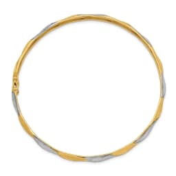 14k-white-rhodium-polished-satin-d-c-flexible-bangle