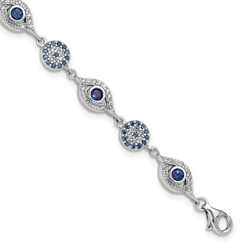 sterling-silver-rh-plated-blue-white-cz-evil-eye-7-25in-w-1-5in-ext-bracel