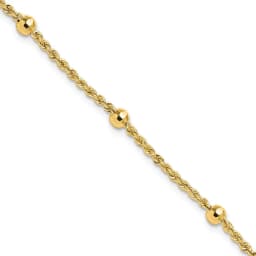 14k-d-c-beaded-rope-chain-bracelet