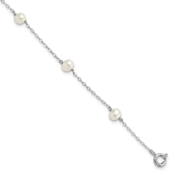 sterling-silver-rhodium-plated-4-5mm-white-semi-round-freshwater-cultured-pearl-5-station-7-inch-bracelet