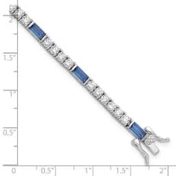 sterling-silver-rhodium-plated-blue-and-white-cz-7-25in-tennis-bracelet