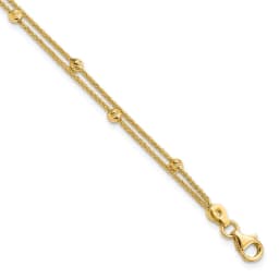 14k-gold-polished-and-diamond-cut-beads-2-strand-bracelet