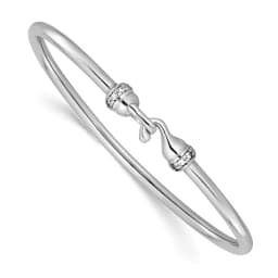 sterling-silver-rh-plated-polished-cz-flexible-bangle