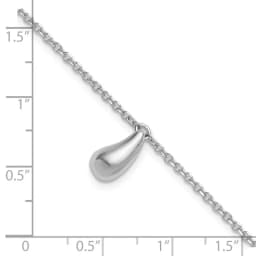 sterling-silver-rh-plat-polished-dangle-bead-w-1in-ext-bracelet