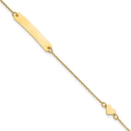 14k-polished-heart-children-s-id-bracelet