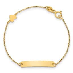 14k-polished-heart-children-s-id-bracelet