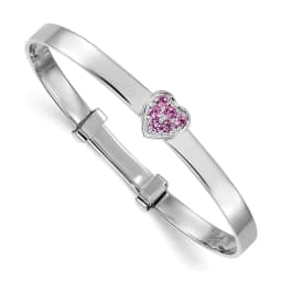sterling-silver-rh-plated-pink-cz-heart-children-s-adjustable-bangle