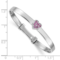 sterling-silver-rh-plated-pink-cz-heart-children-s-adjustable-bangle