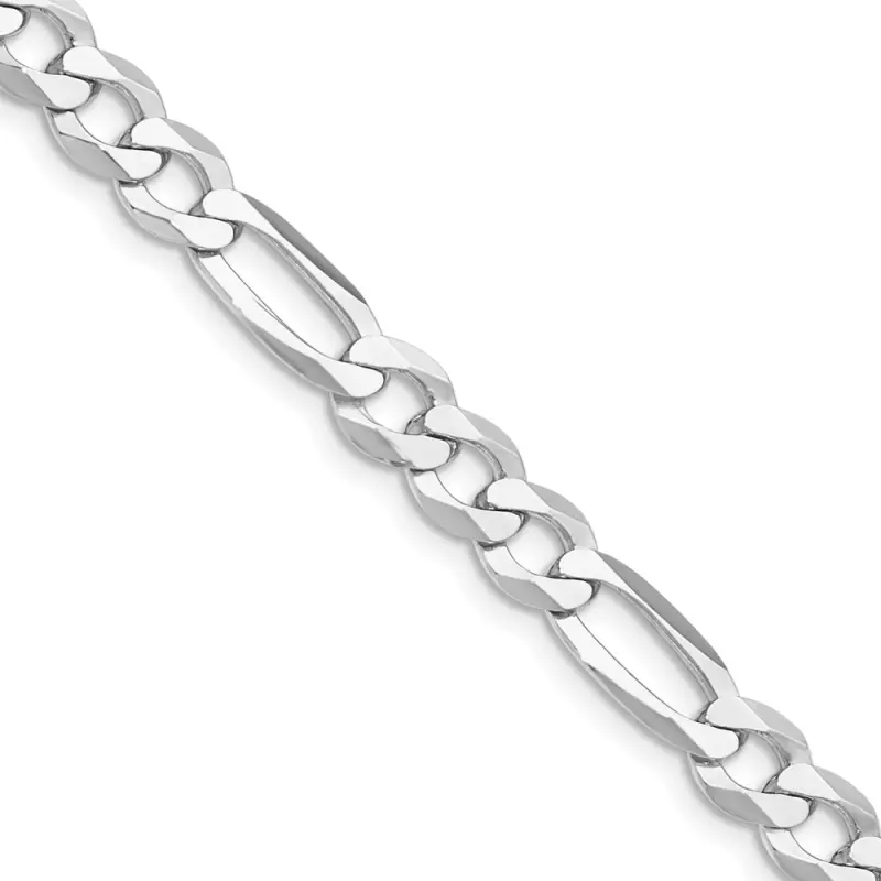 sterling-silver-rhodium-plated-7-0mm-lightweight-flat-figaro-chain