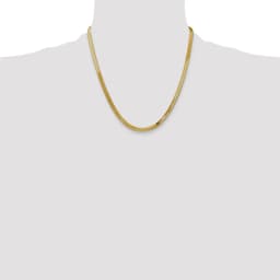14k-4mm-silky-herringbone-chain