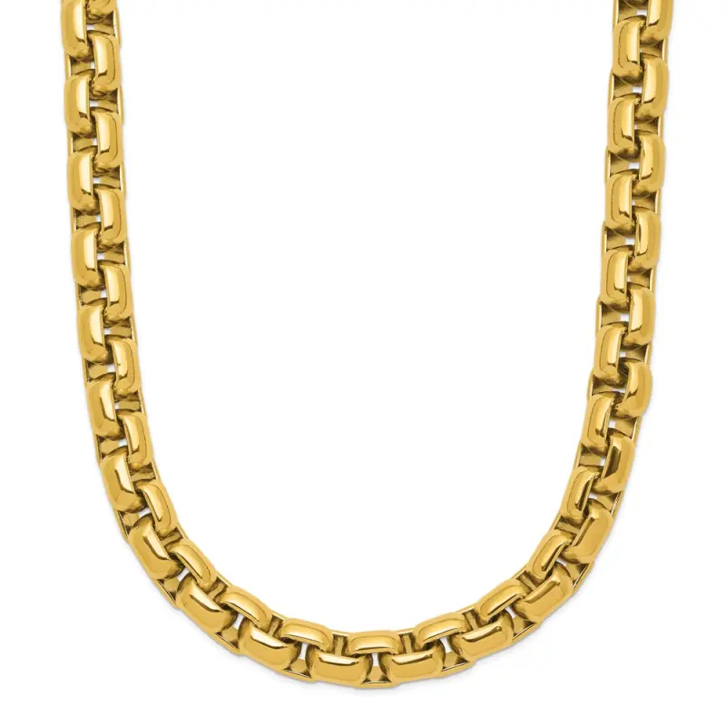 chisel-stainless-steel-polished-yellow-ip-plated-8mm-24-inch-round-box-chain-necklace