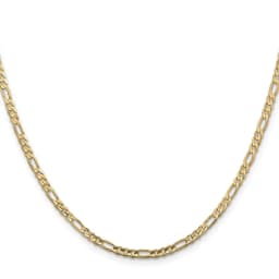 10k-3mm-concave-figaro-chain