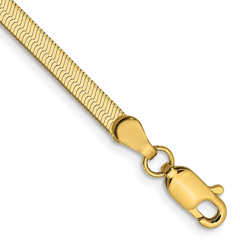 14k-3mm-silky-herringbone-chain