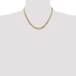 14k-4mm-silky-herringbone-chain
