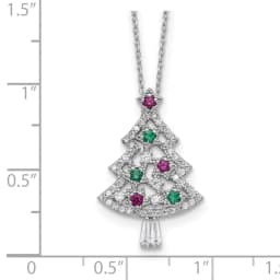 sterling-silver-rh-plated-multi-color-cz-christmas-tree-w-2in-ext-necklace