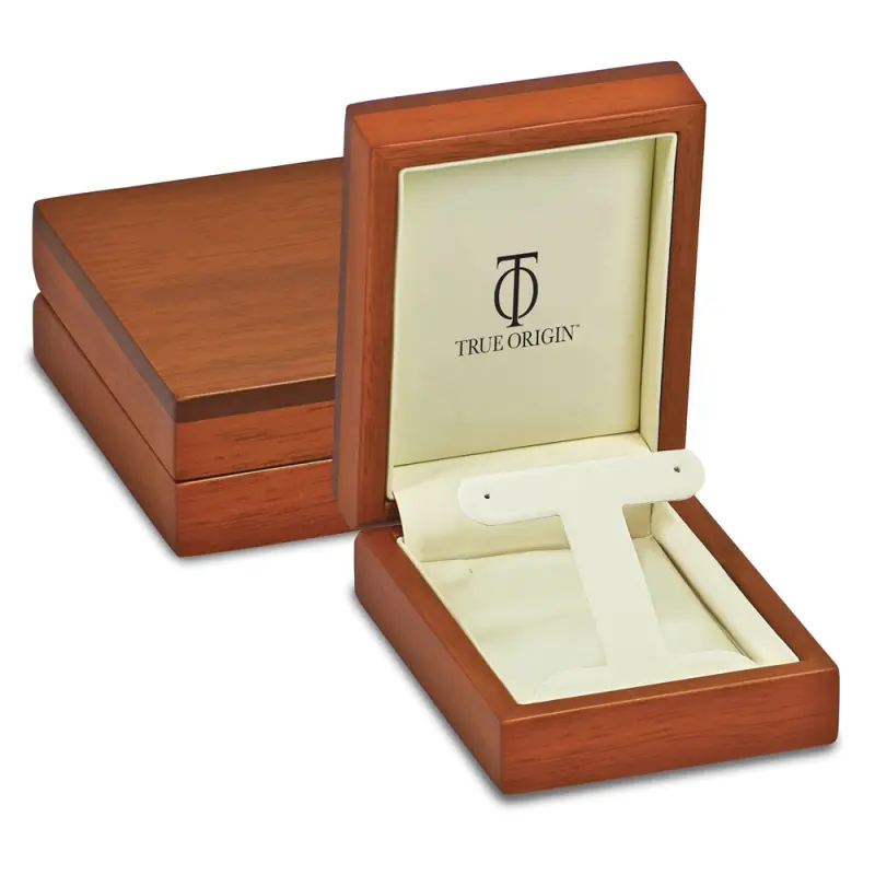 True Origin 14K 1 3/4 carat Lab Grown Diamond VS/SI D E F Open Heart 18 inch Necklace