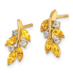 14k-citrine-and-diamond-leaf-earrings