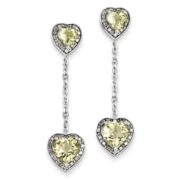 sterling-silver-diamond-lemon-quartz-earring