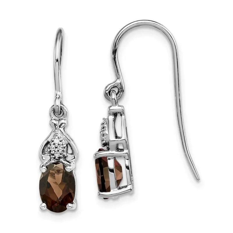 sterling-silver-rhodium-plated-diamond-and-smoky-quartz-earrings
