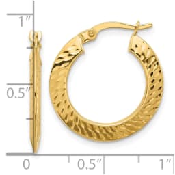 14k-polished-and-diamond-cut-knife-edge-hoop-earrings