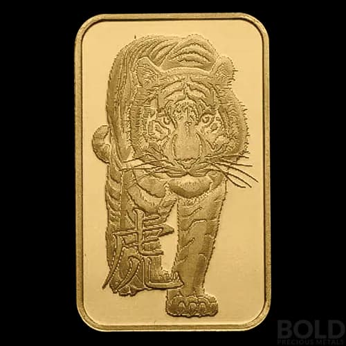 Gold Argor Year of the Tiger - 10 Gram