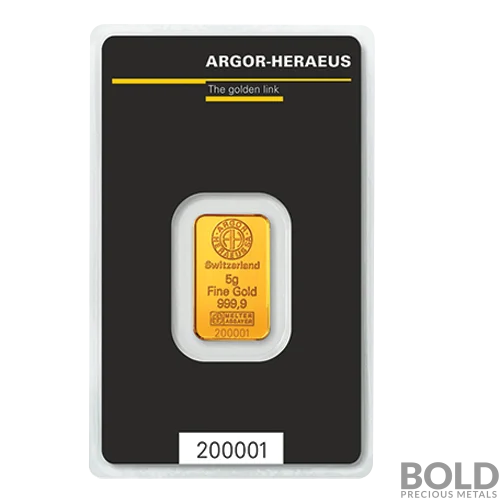 Gold Argor-Heraeus - 5 Gram