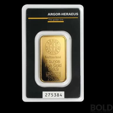 Argor-Heraeus 1oz Gold Bar