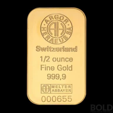 Gold Argor-Heraeus - 1/2 oz