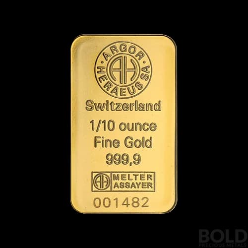 Gold Argor-Heraeus - 1/10 oz