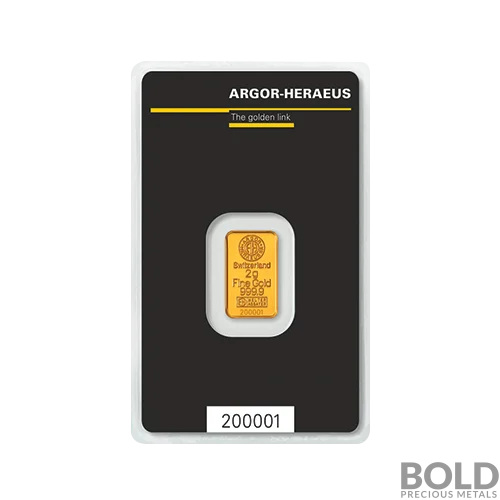 Gold Argor-Heraeus KineBar - 2 Gram