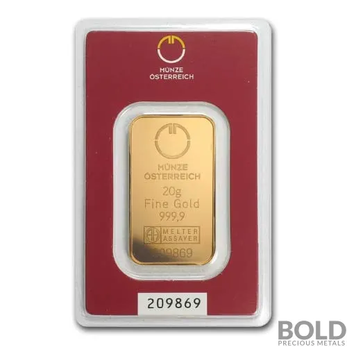 Gold Austria Bar - 20 Gram