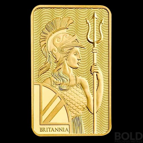 Royal Mint Henna Britannia Gold Bar - 5 Gram